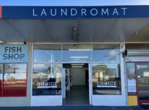 Choice laundromat shop front